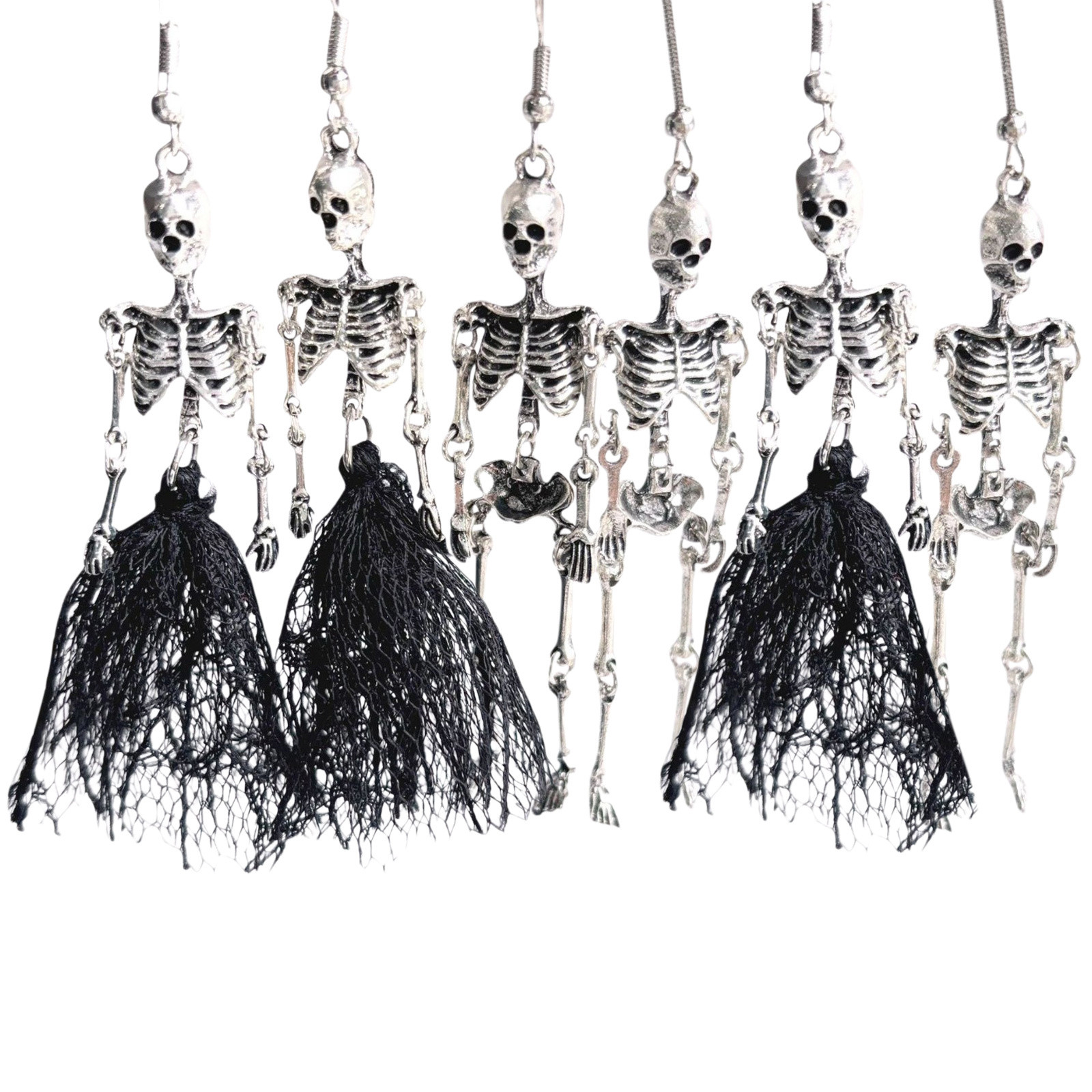 1 Pair Halloween Vintage Skele - مراجعة Vintage Home Textiles وسعره