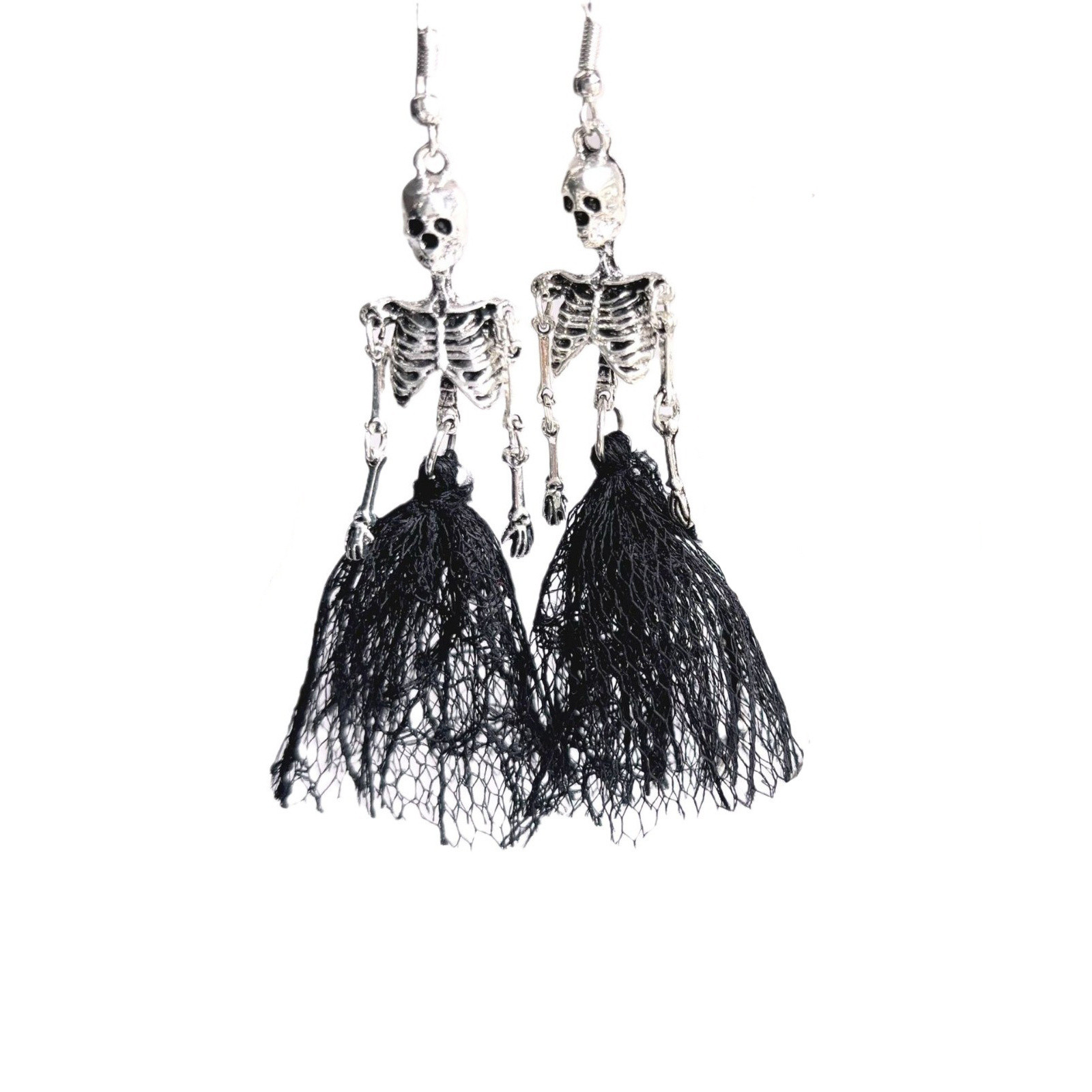 1 Pair Halloween Vintage Skele - مراجعة Vintage Home Textiles وسعره