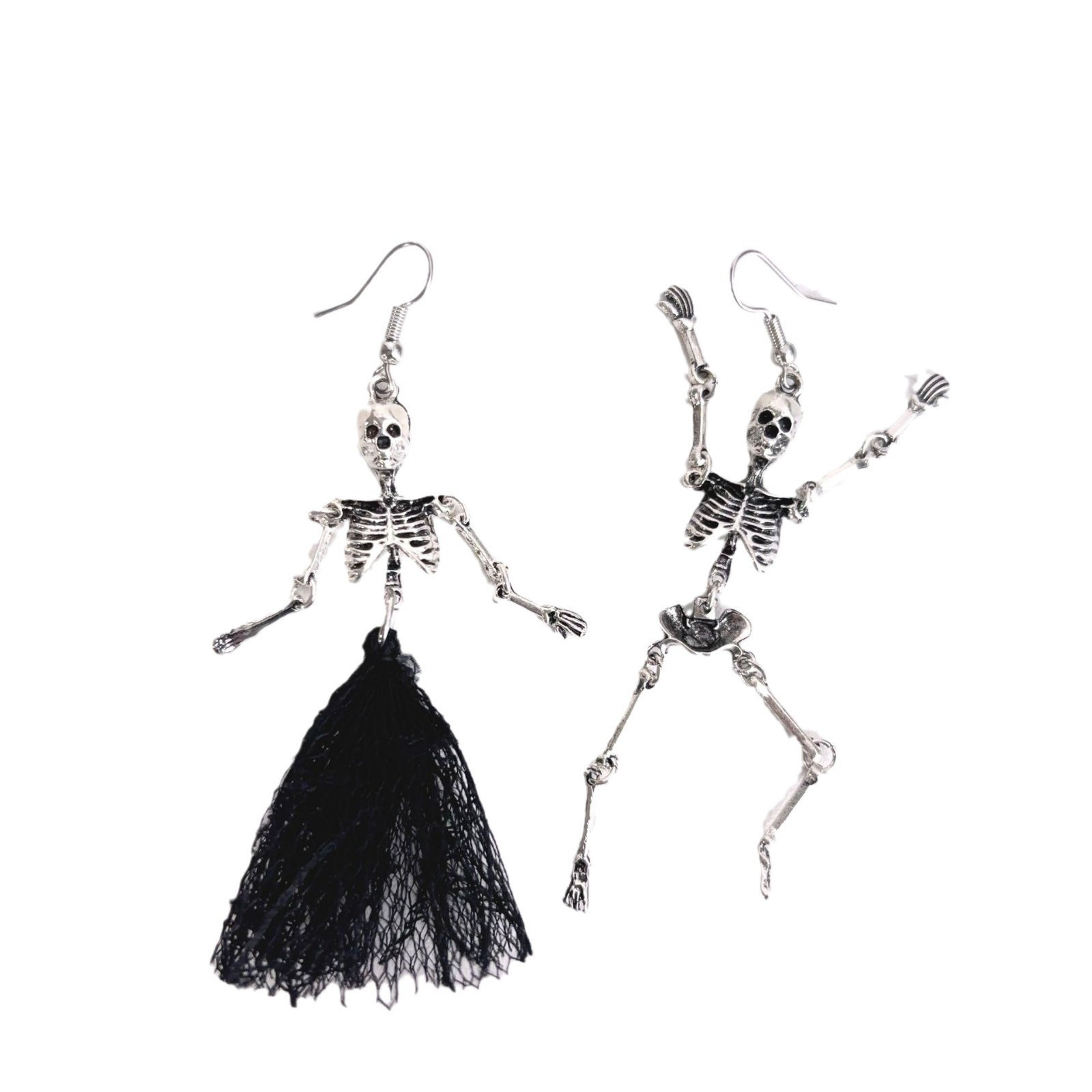 1 Pair Halloween Vintage Skele - مراجعة Vintage Home Textiles وسعره