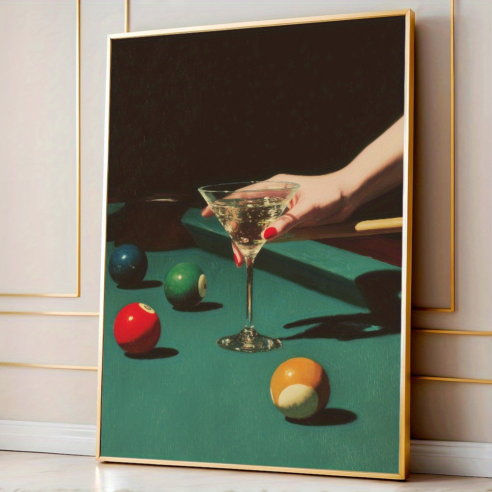 1pc Vintage Billiards Cocktail - مراجعة Vintage Home Textiles وسعره