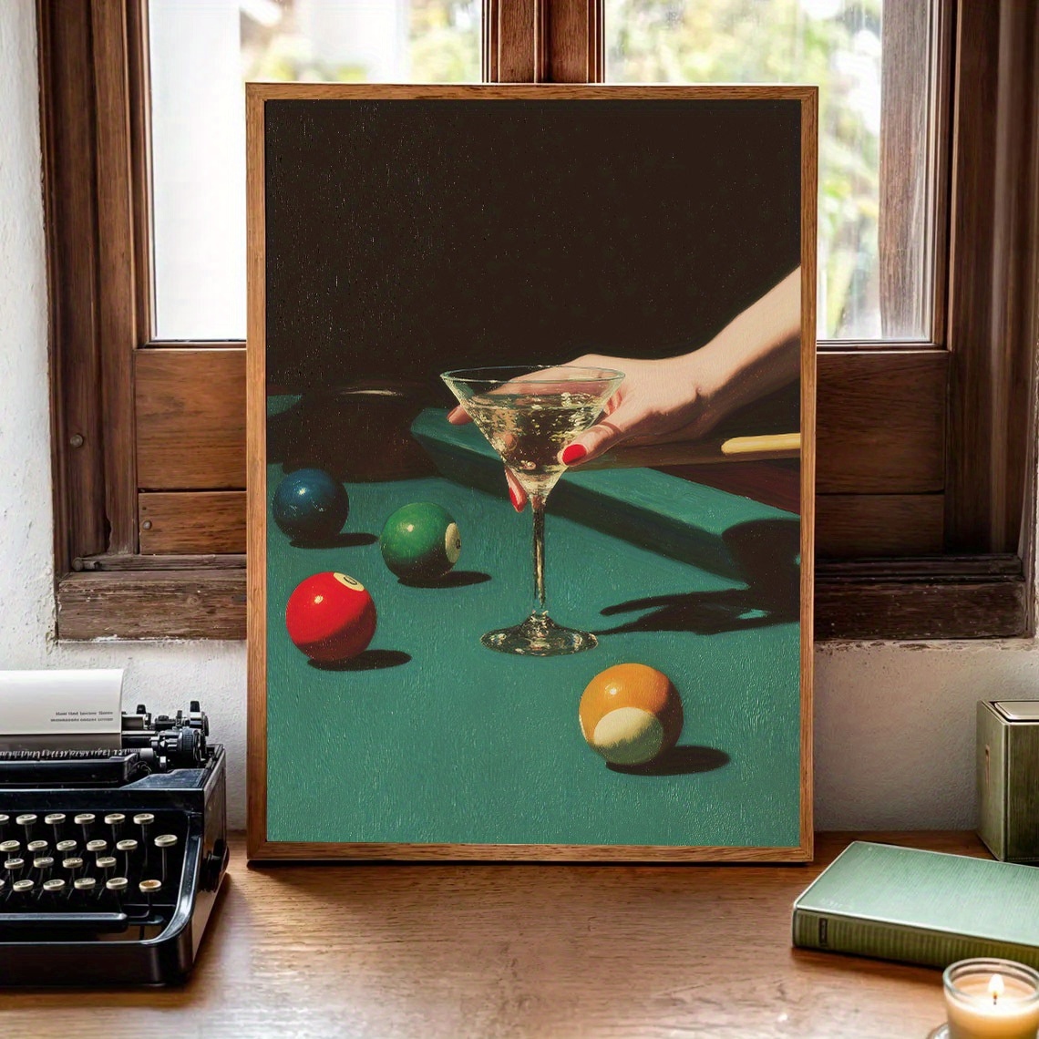 1pc Vintage Billiards Cocktail - مراجعة Vintage Home Textiles وسعره