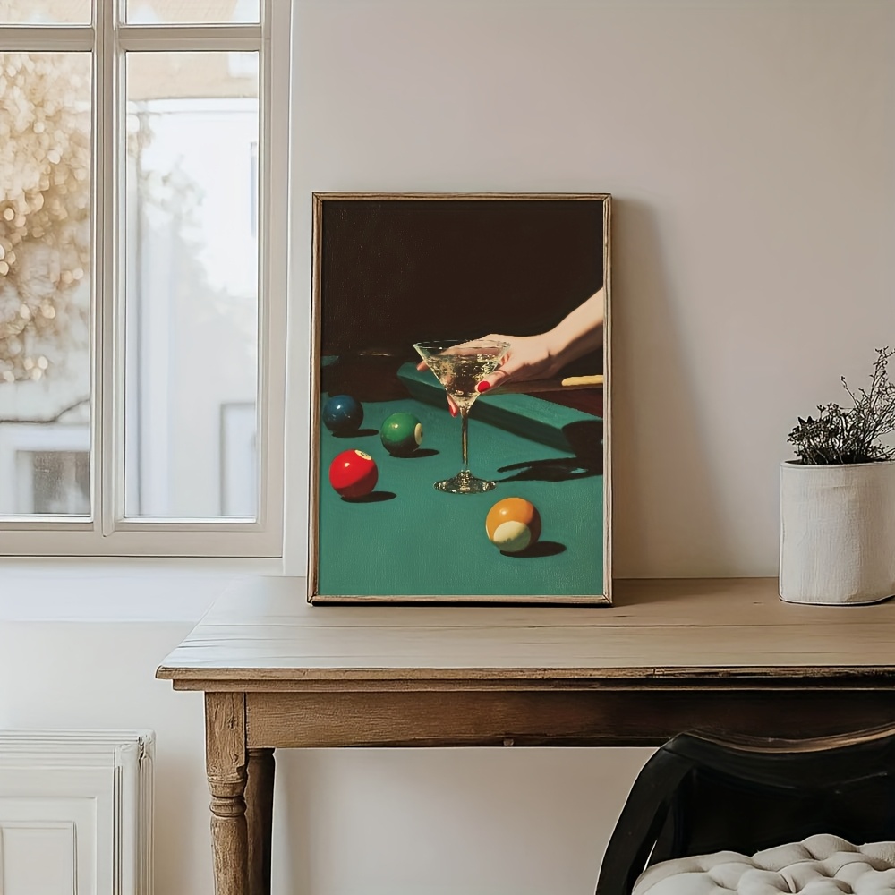 1pc Vintage Billiards Cocktail - مراجعة Vintage Home Textiles وسعره