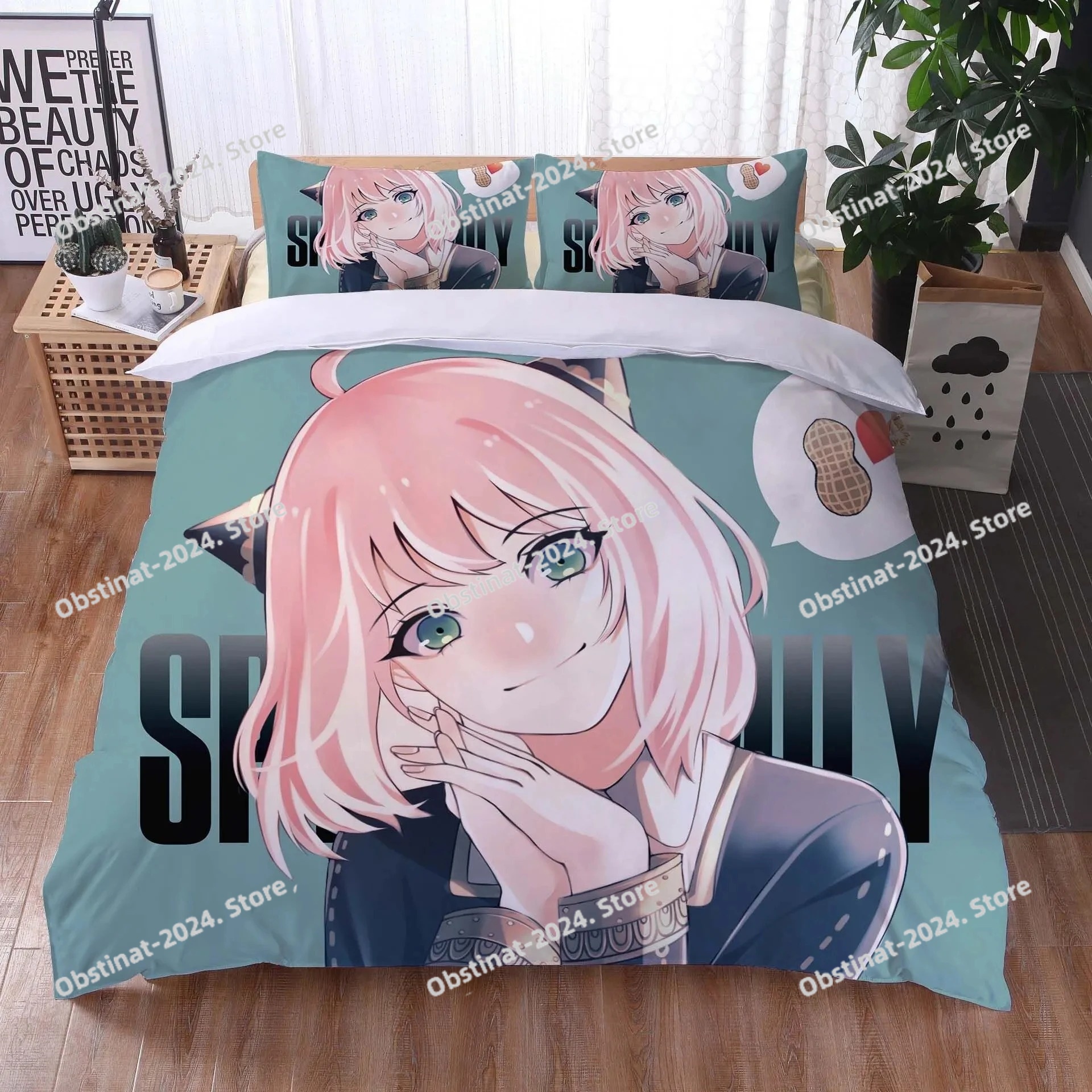 3D Printing Anime SpyXFamily B - مراجعة Home Textiles Classic Fashion وسعره