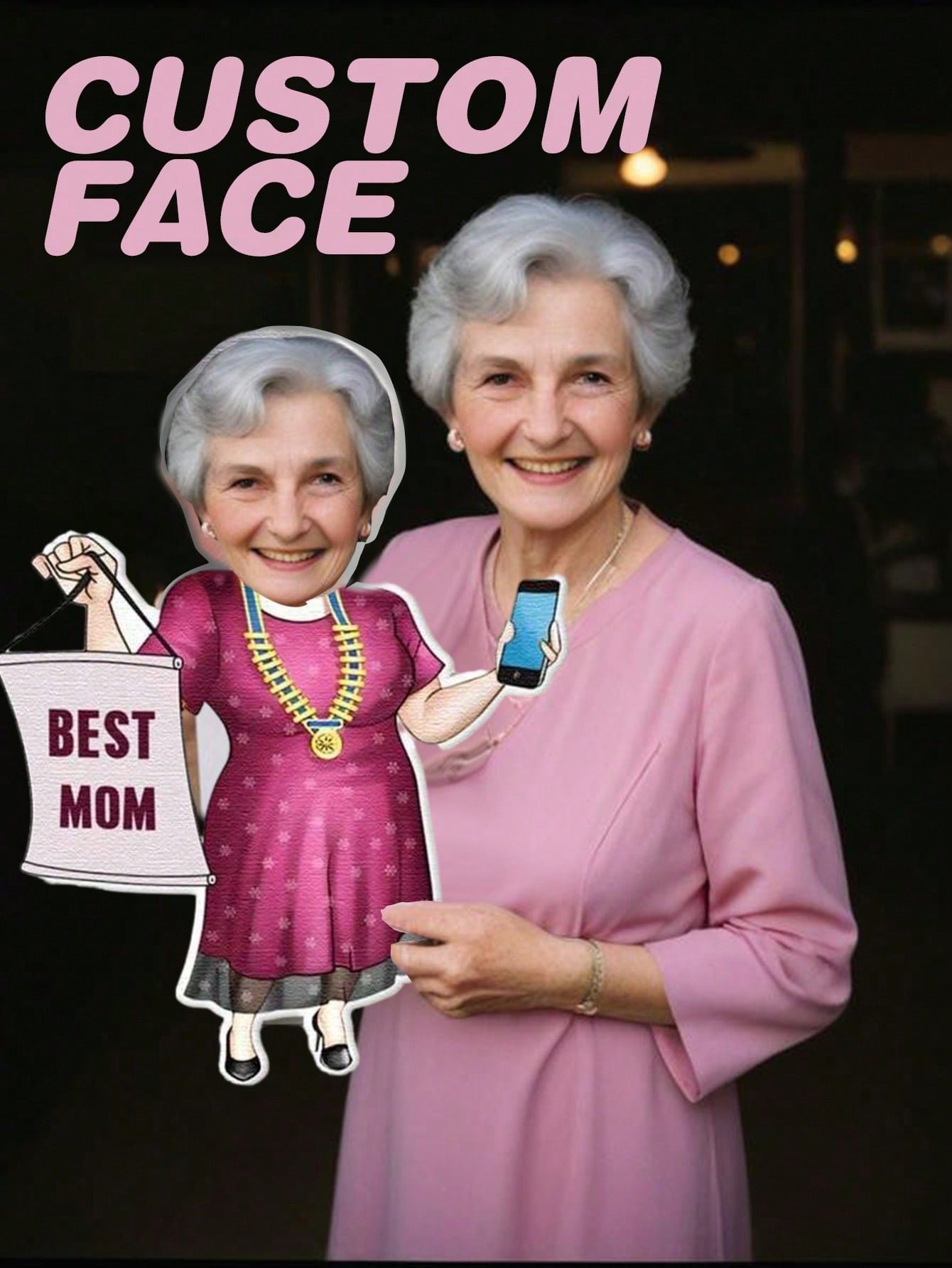 1pc Custom Face Pillow Persona - مراجعة Home And Textiles Today وسعره