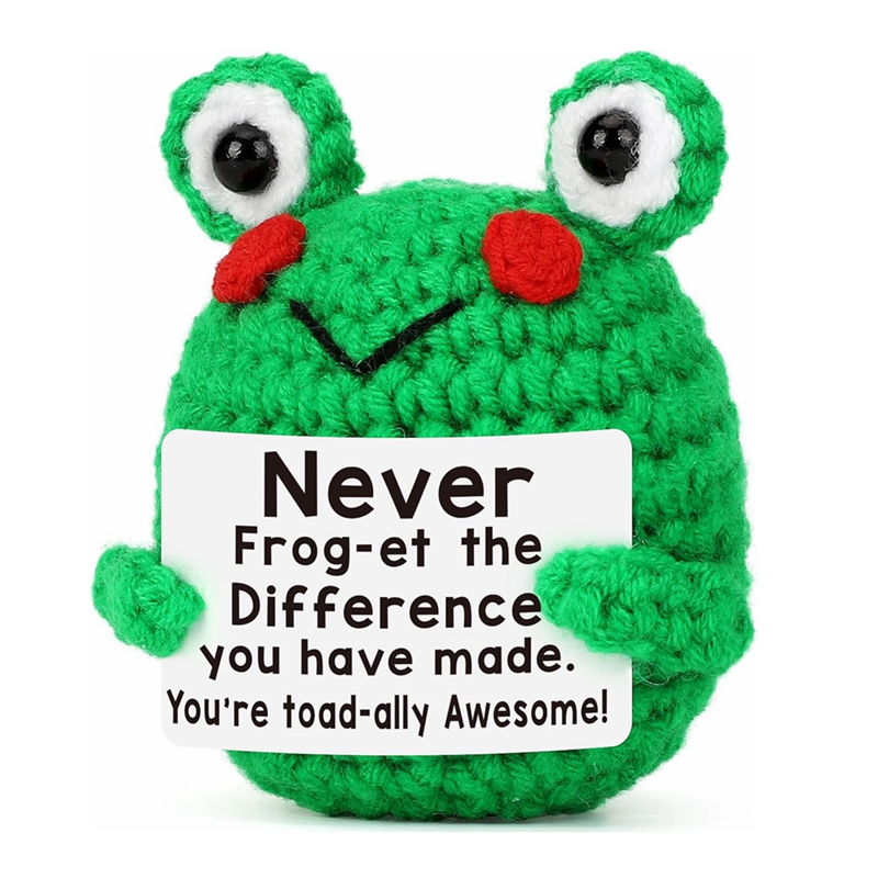 Funny Crochet Frog Figurines E - مراجعة Home And Textiles Today وسعره