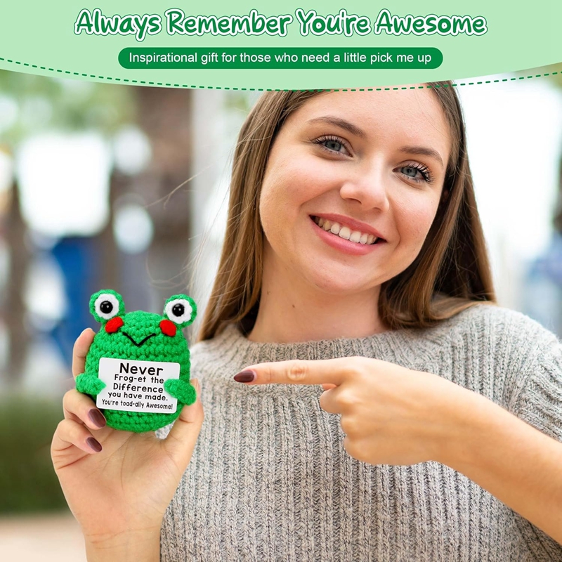 Funny Crochet Frog Figurines E - مراجعة Home And Textiles Today وسعره