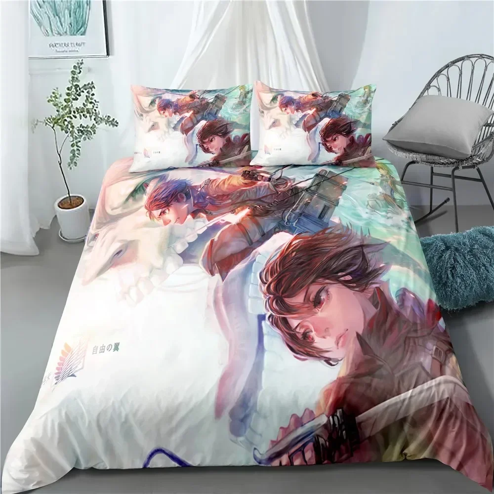 Fashion Anime Attack on Titan  - مراجعة Home Textiles Classic Fashion وسعره