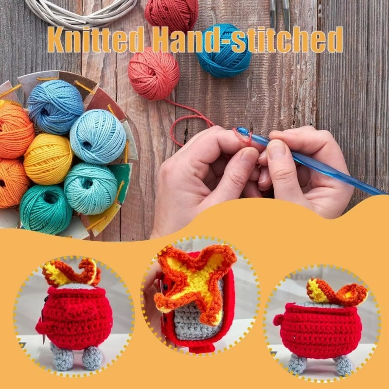 Handmade Crochet Dumpster Fire - مراجعة Home And Textiles Today وسعره