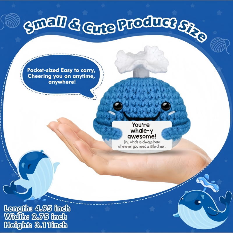 Funny Crochet Whale Dolls with - مراجعة Home And Textiles Today وسعره