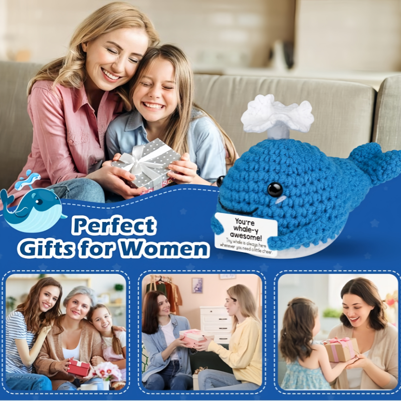 Funny Crochet Whale Dolls with - مراجعة Home And Textiles Today وسعره