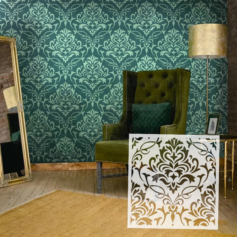 40cm - 80cm Wall Stencil Decor - مراجعة Vintage Home Textiles وسعره