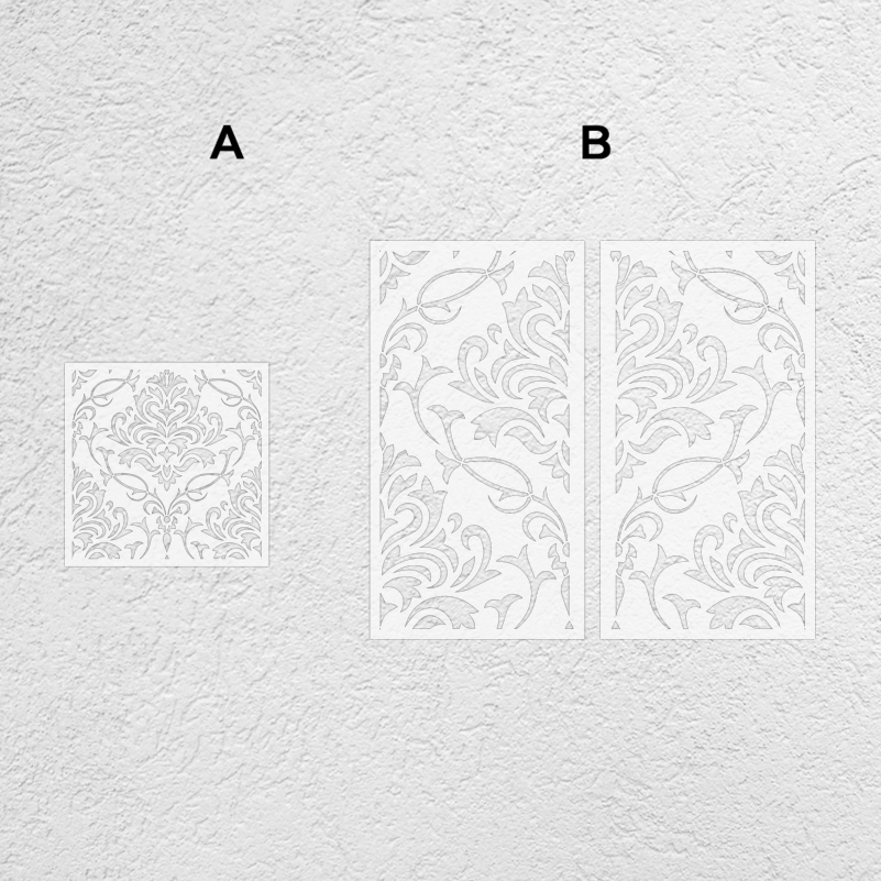 40cm - 80cm Wall Stencil Decor - مراجعة Vintage Home Textiles وسعره
