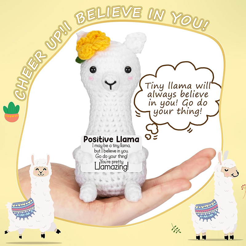 Funny Handmade Crochet Llama P - مراجعة Home And Textiles Today وسعره