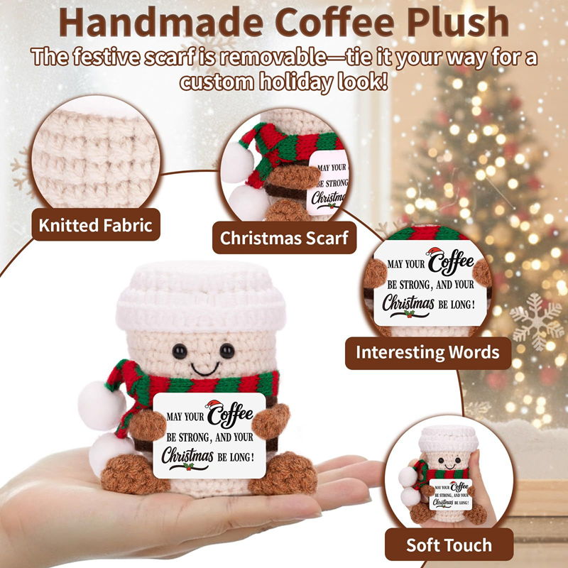 Handmade Crochet Coffee Doll w - مراجعة Home And Textiles Today وسعره