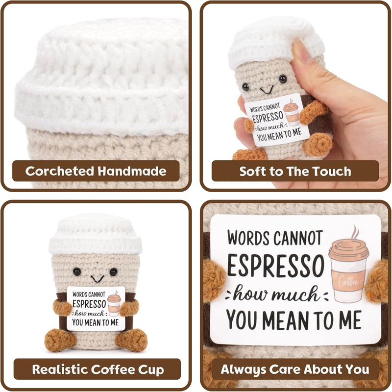Handmade Crochet Coffee Doll w - مراجعة Home And Textiles Today وسعره
