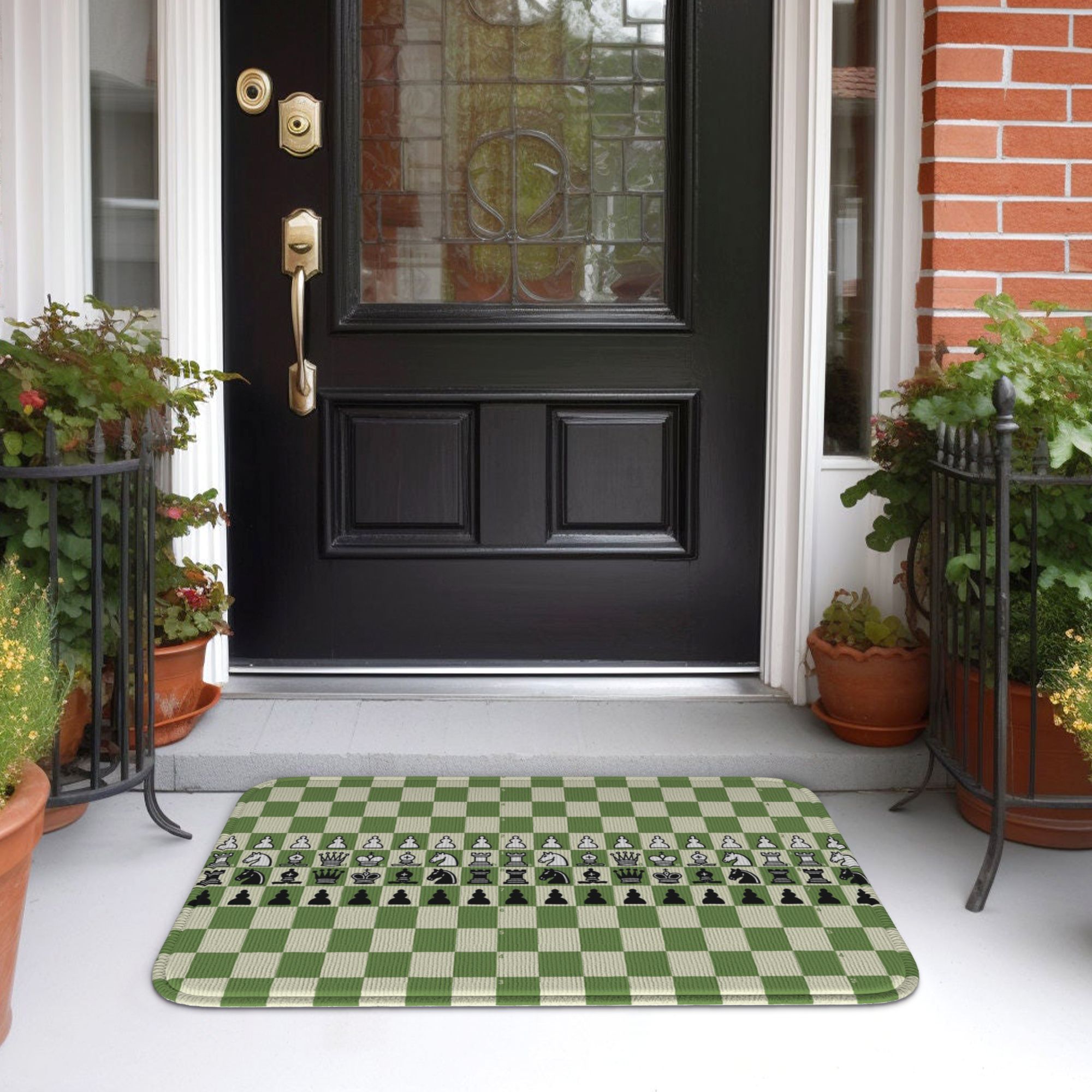 Chess com ChessBoard Doormat A - مراجعة Home Textiles Com وسعره