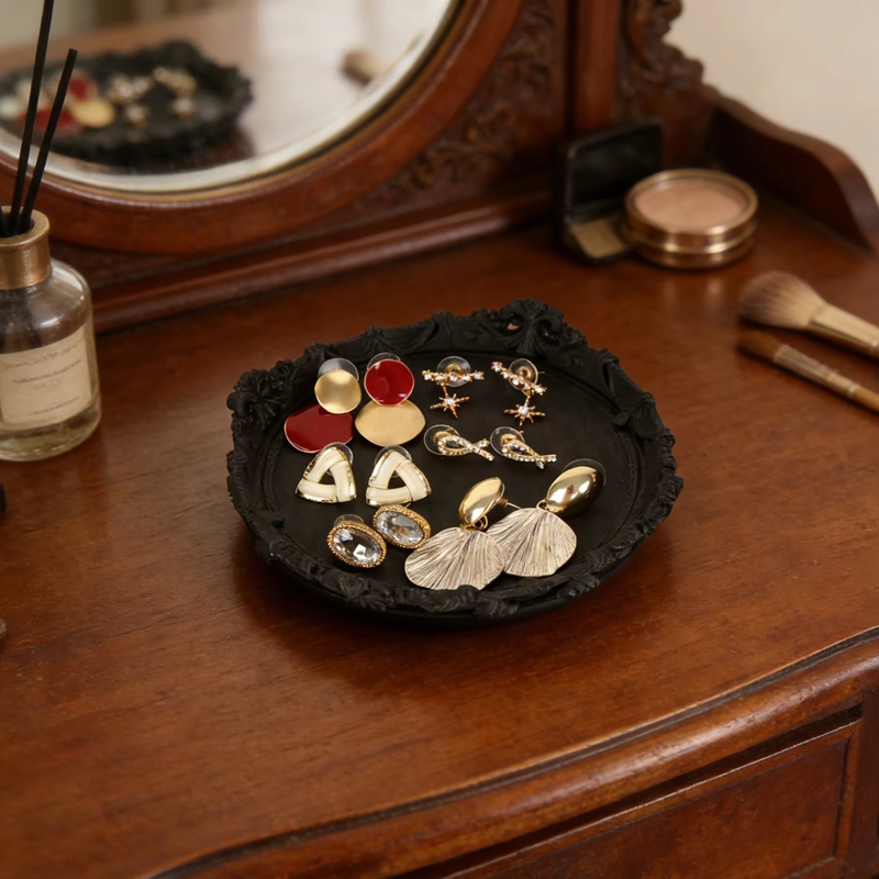 Baroque Gothic Carved Jewelry  - مراجعة Vintage Home Textiles وسعره