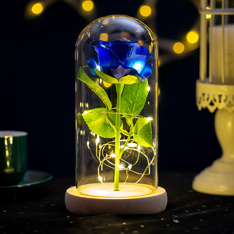 Glowing Plush Artificial Rose  - مراجعة Home And Textiles Today وسعره