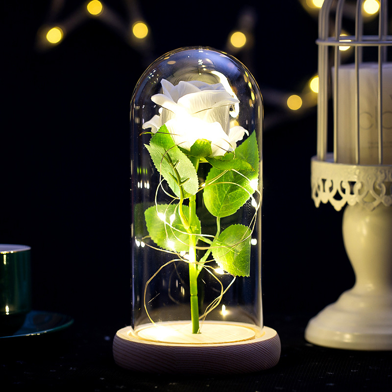 Glowing Plush Artificial Rose  - مراجعة Home And Textiles Today وسعره