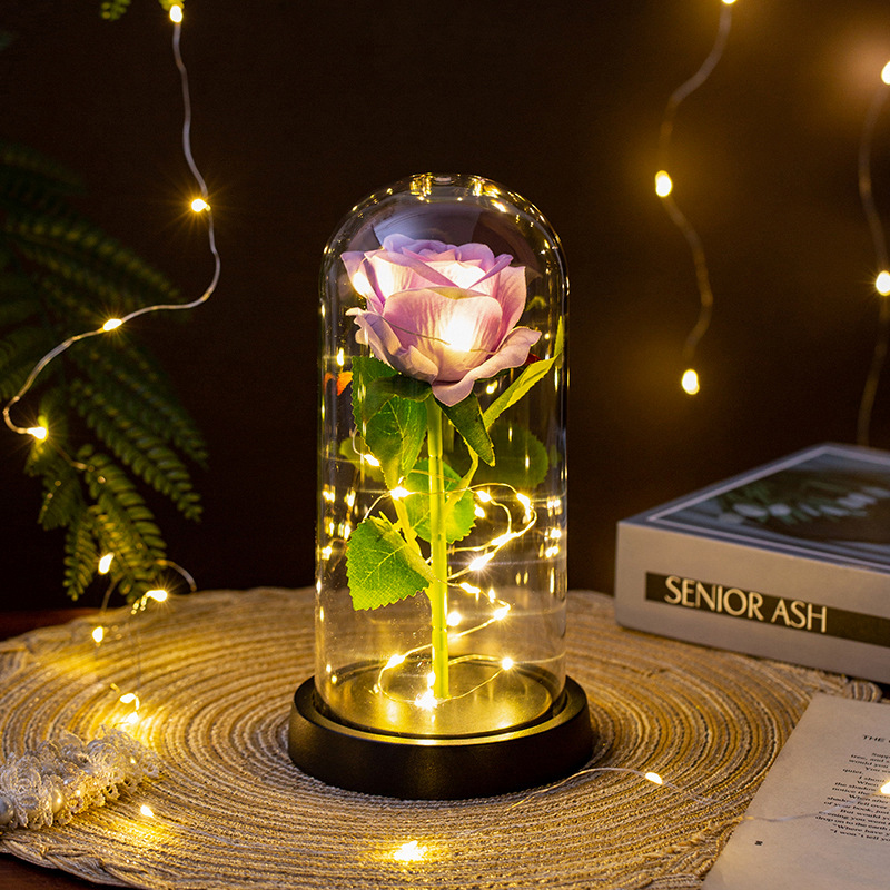 Glowing Plush Artificial Rose  - مراجعة Home And Textiles Today وسعره