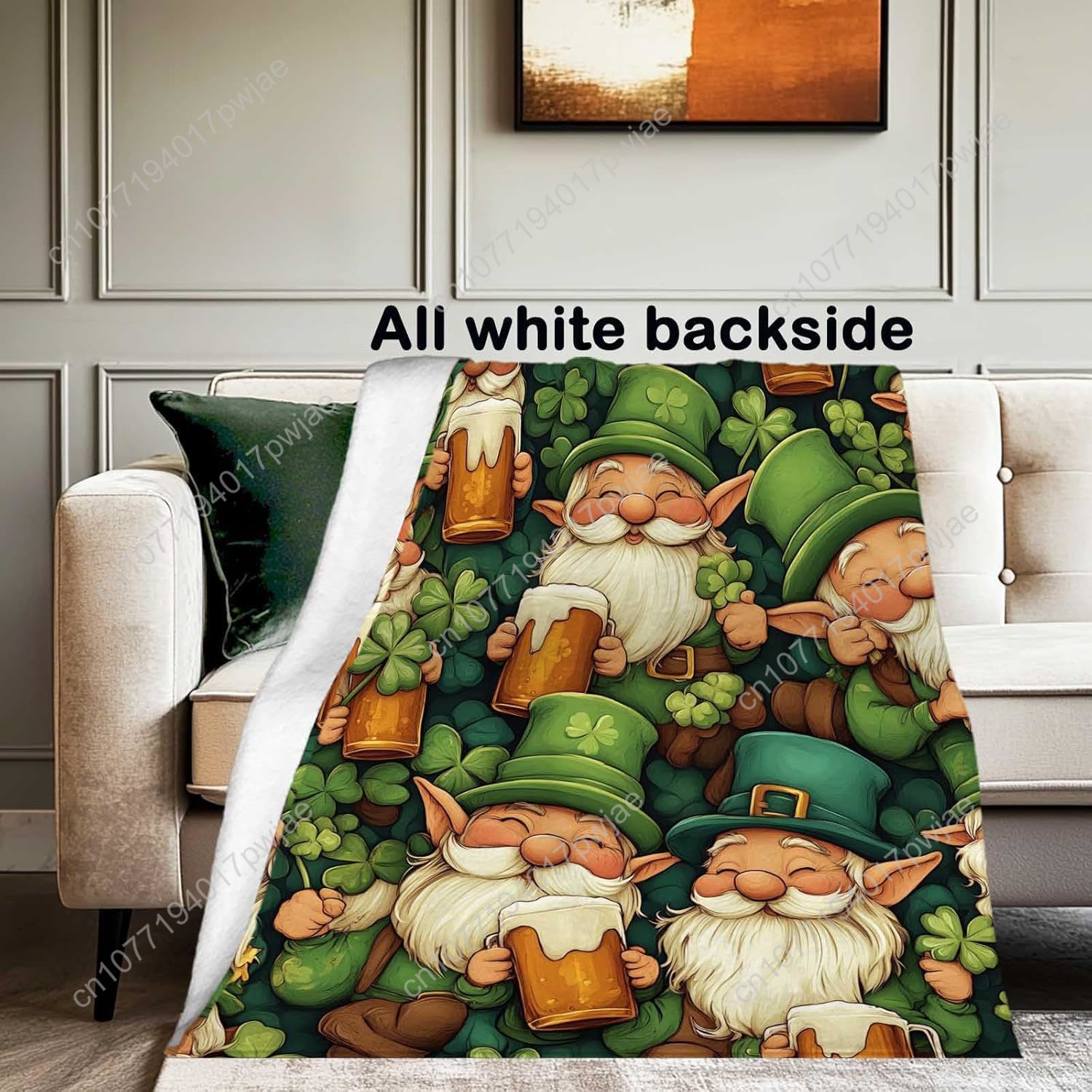 St. Patrick’s Day Gnome Throw  - مراجعة Home And Textiles Today وسعره