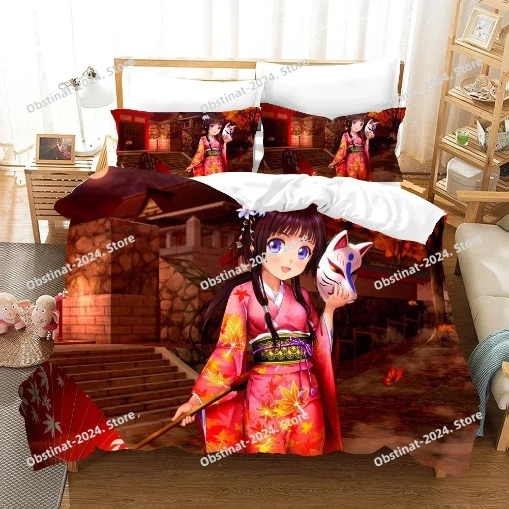 Top Anime Girl Bedding Set Car - مراجعة Home Textiles Classic Fashion وسعره