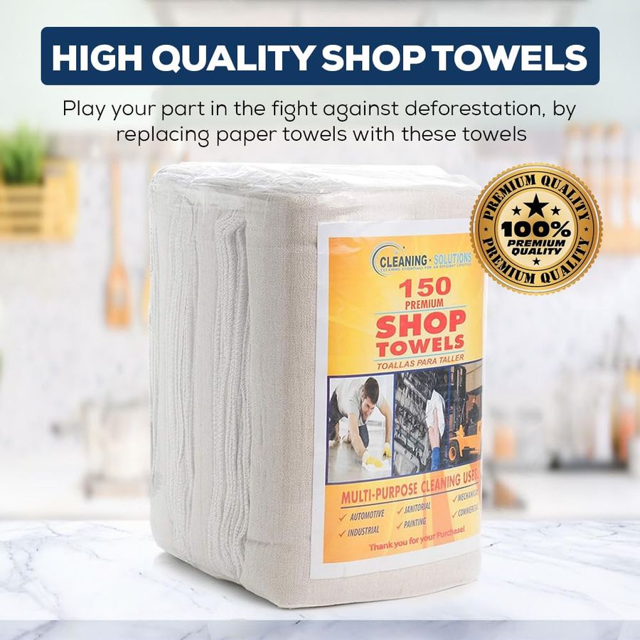 Cotton Shop Towels 14x12 145 P - مراجعة Home Textile Industry وسعره