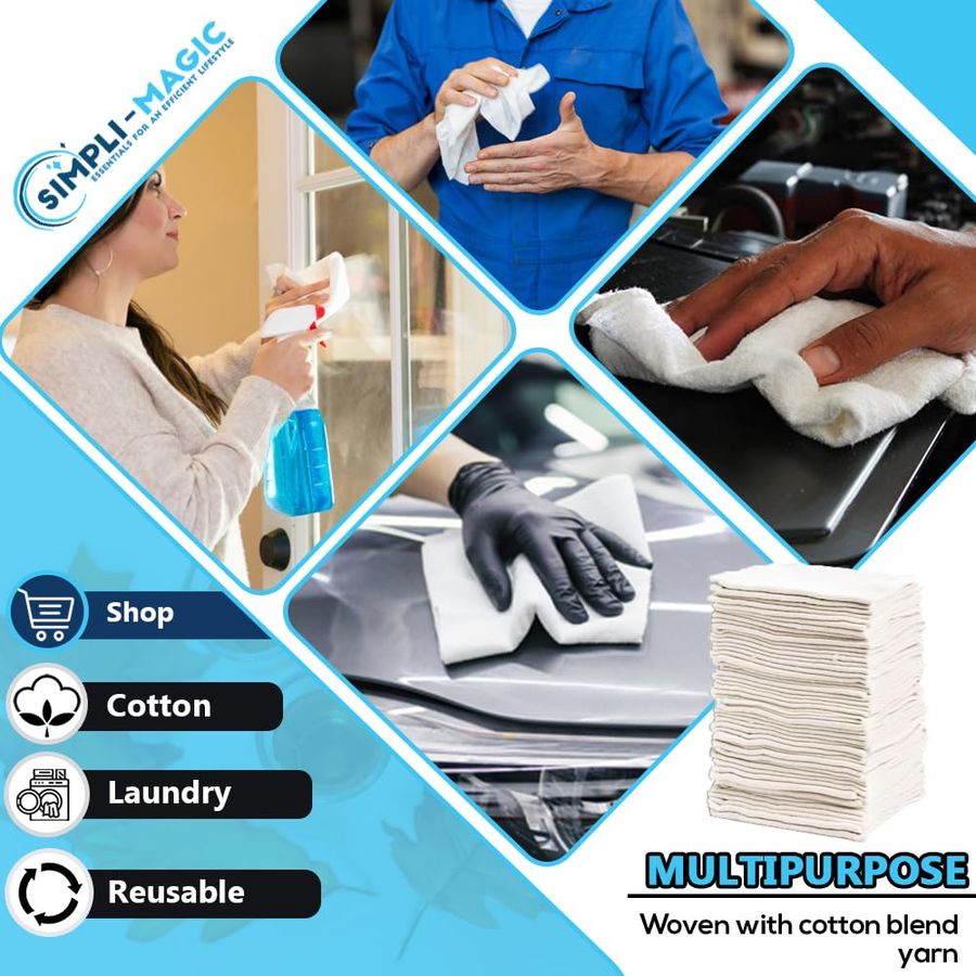 Cotton Shop Towels 14x12 145 P - مراجعة Home Textile Industry وسعره