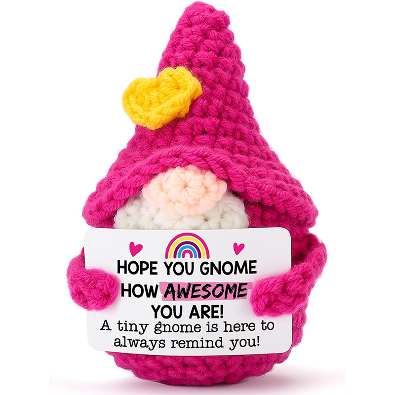 Positive Energy Crochet Gnome  - مراجعة Home And Textiles Today وسعره