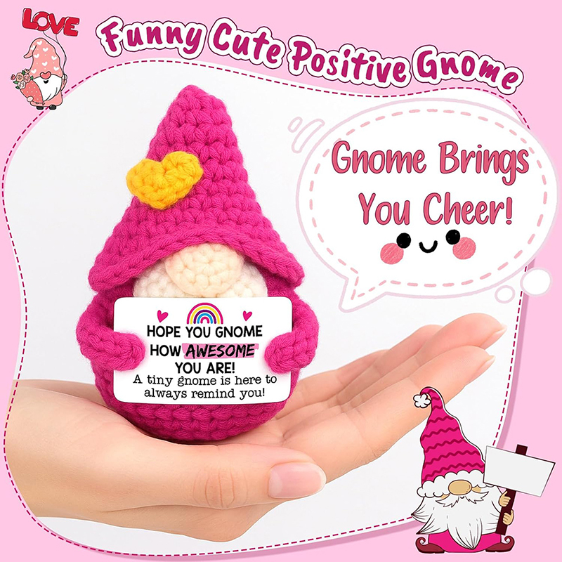 Positive Energy Crochet Gnome  - مراجعة Home And Textiles Today وسعره
