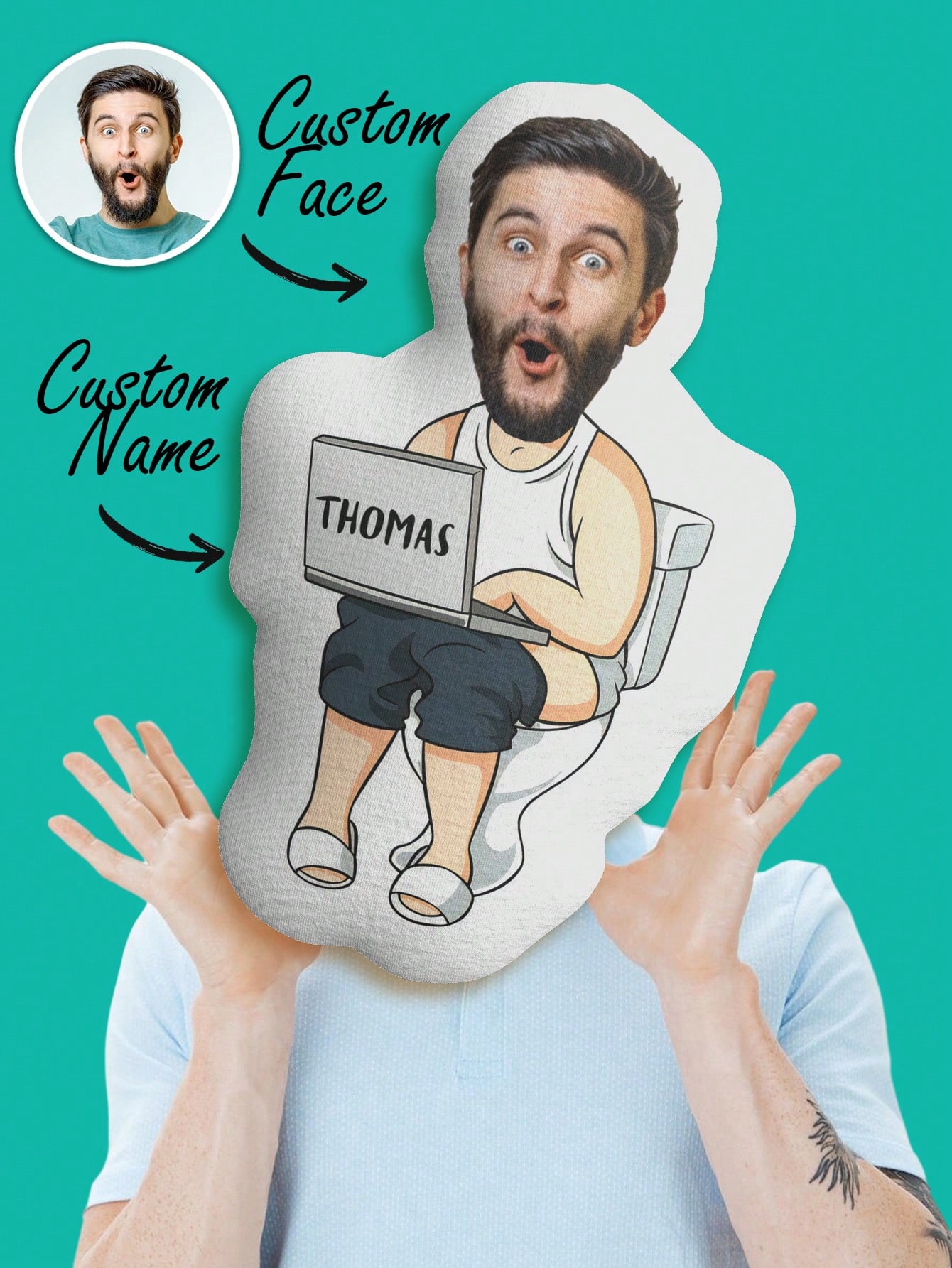 Custom Funny Ugly Face Pillow  - مراجعة Home And Textiles Today وسعره