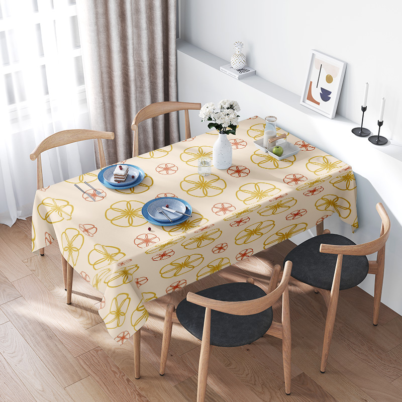 Modern Home Floral Print Table - مراجعة Home Textiles Com وسعره