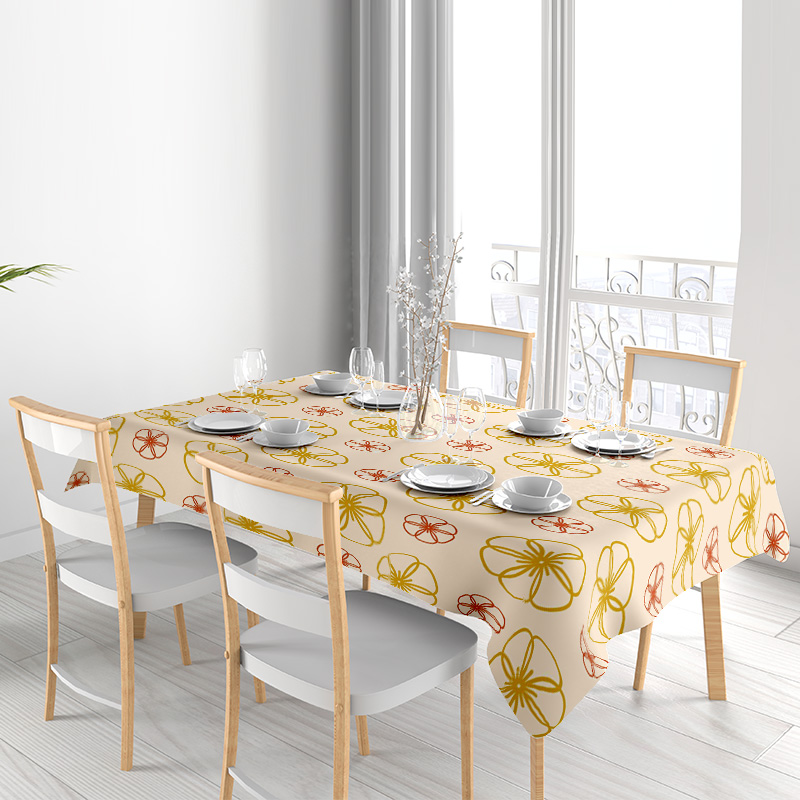 Modern Home Floral Print Table - مراجعة Home Textiles Com وسعره